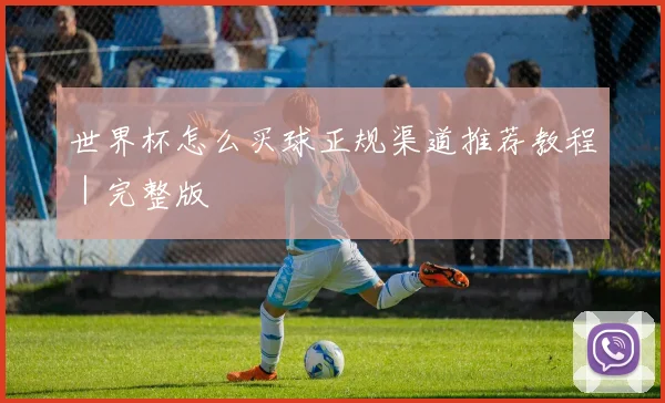 世界杯怎么买球正规渠道推荐教程｜完整版